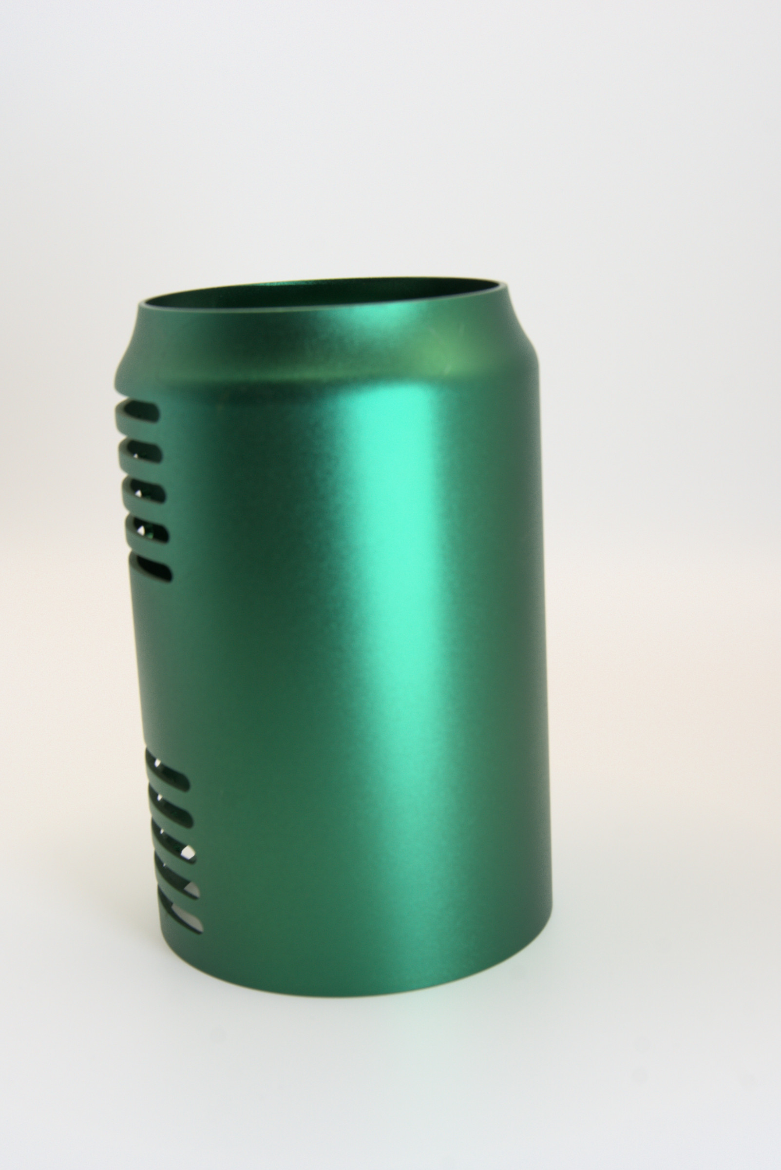 Green Slotted Cylindrical Housing / 绿色条孔筒形外壳,产品图片 3