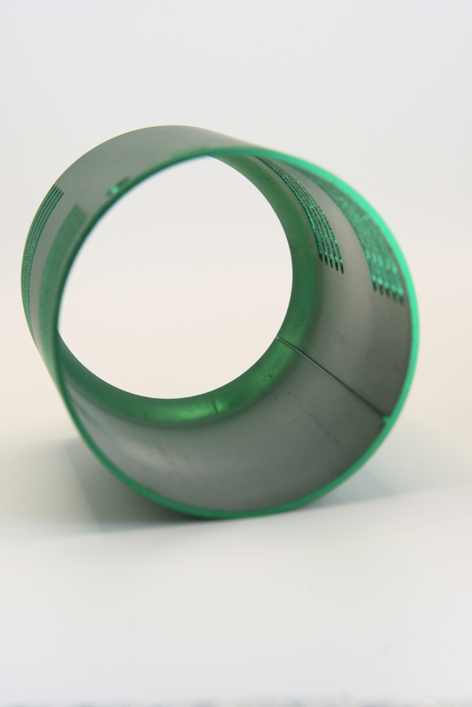 Green Slotted Cylindrical Housing / 绿色条孔筒形外壳,产品图片 4