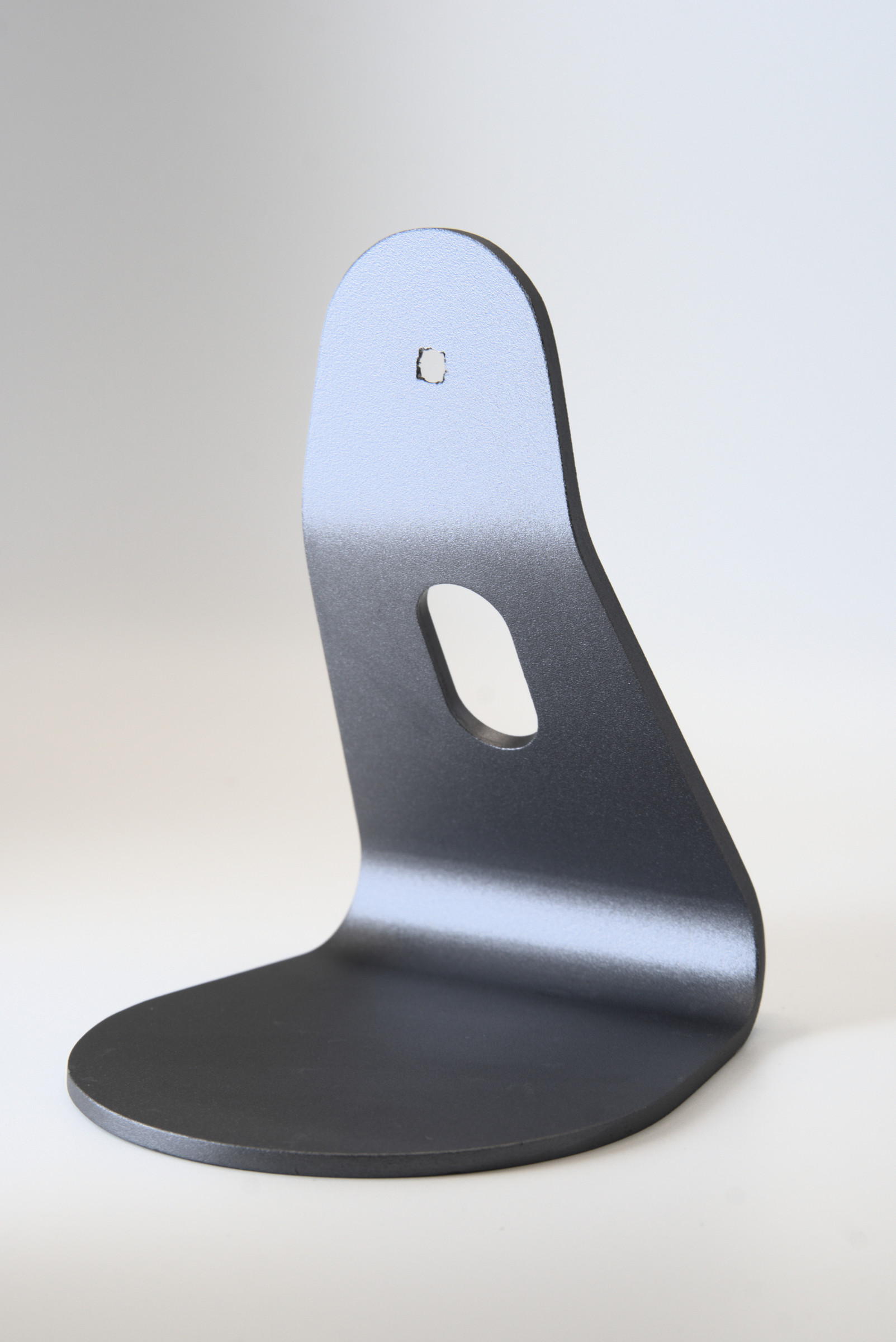Dark Gray Bent Support with Two Openings / 深灰色双孔弯折支架,产品图片 2
