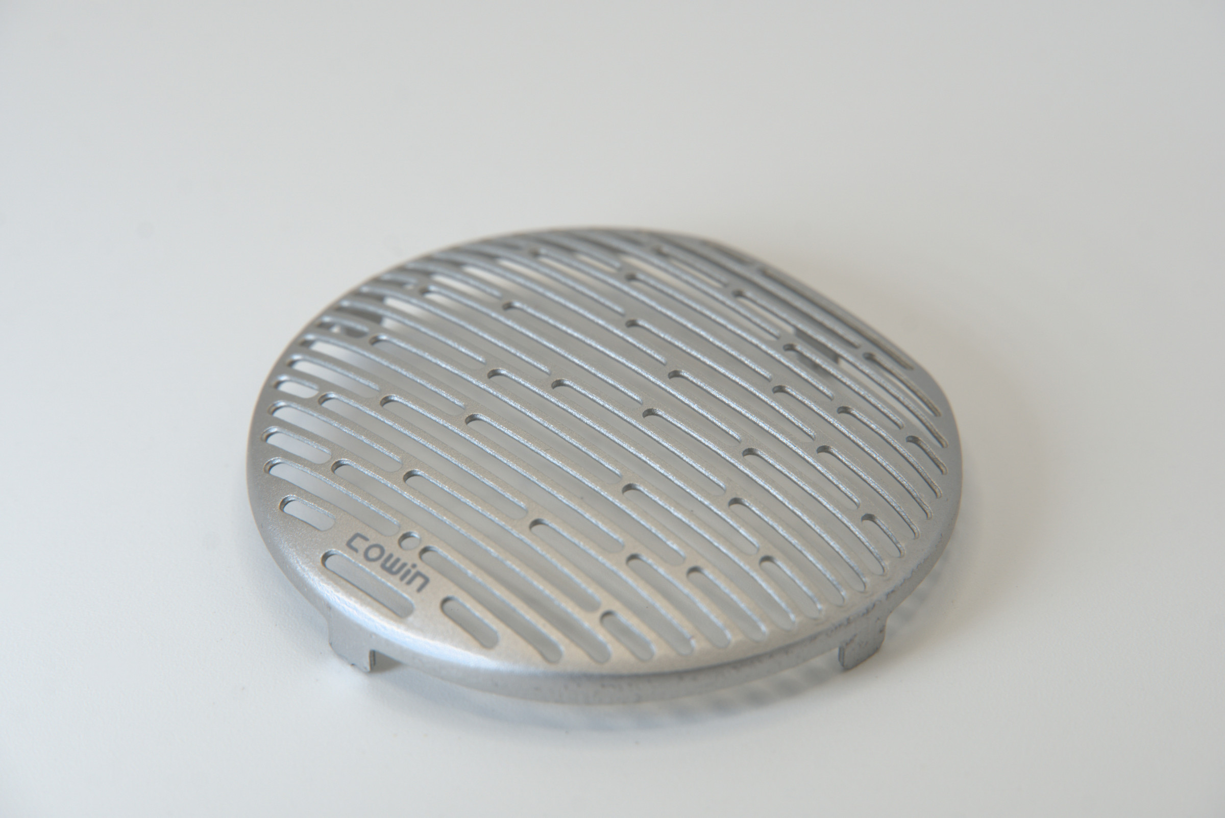 Silver-Tone COWIN Circular Slotted Grille / 银色圆形条孔格栅,产品图片 2