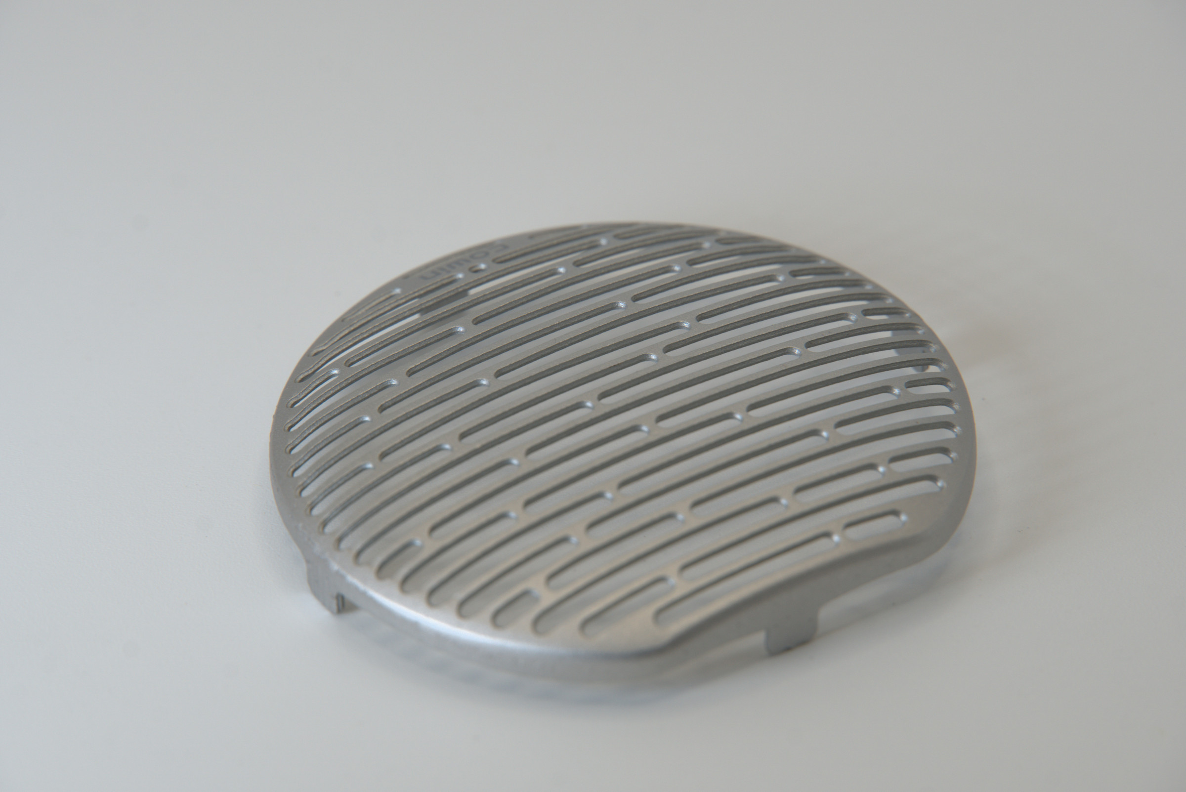 Silver-Tone COWIN Circular Slotted Grille / 银色圆形条孔格栅,产品图片 4